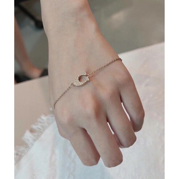 Coach 91427 Pave Signature Slider Bracelet, Gold NWT, Org $78, Limited Edition - Picture 10 of 10